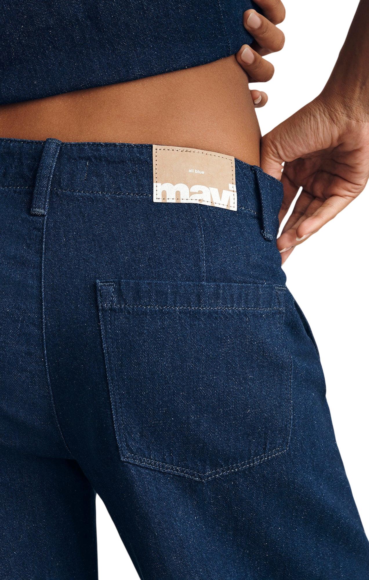 Product gallery image number 3 for product Jean chino à jambe large Siena - Femme