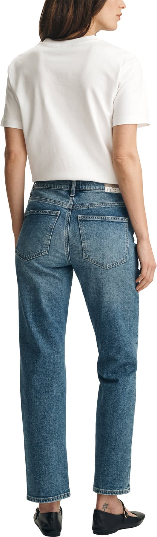 Product gallery image number 2 for product Jean à jambe droite New York - Femme 