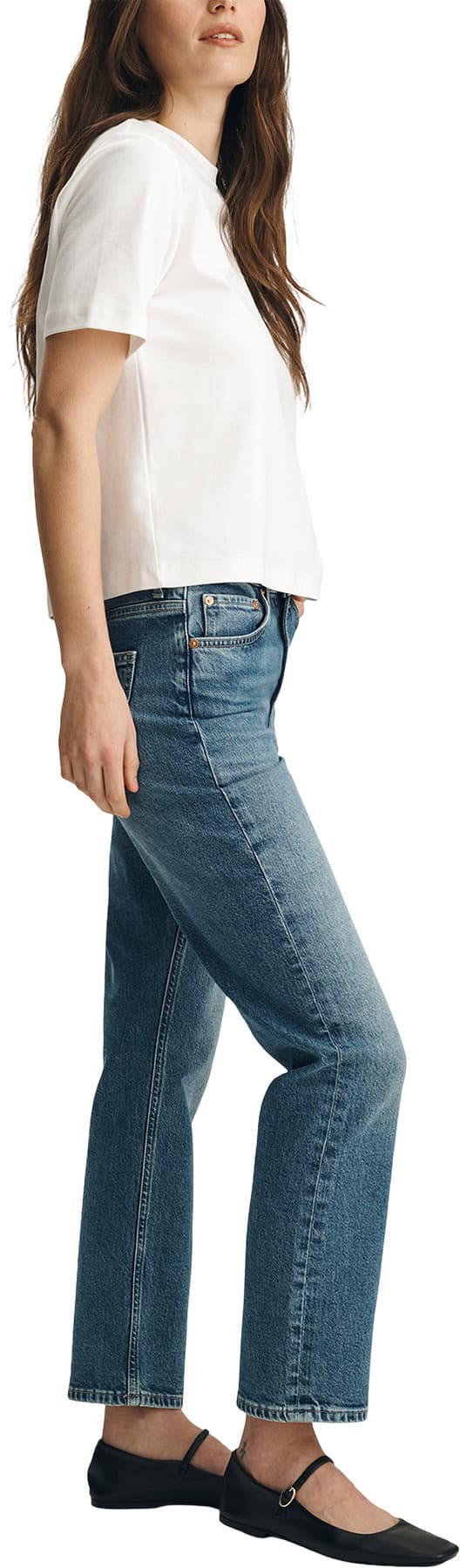 Product gallery image number 5 for product Jean à jambe droite New York - Femme 