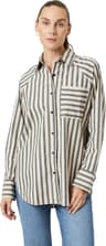 Colour: Beige Bold Stripe