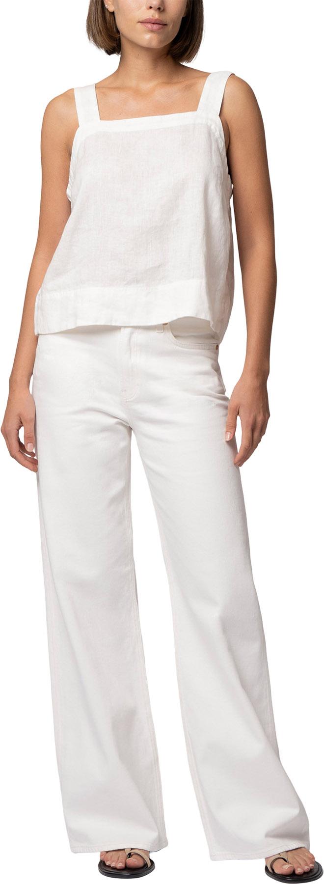 Product gallery image number 4 for product Linen Square Neck Tank Top - Women's