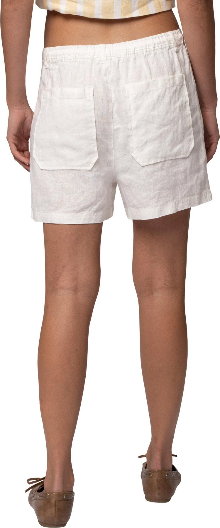Product gallery image number 2 for product Short en lin à nouer à la taille - Femme