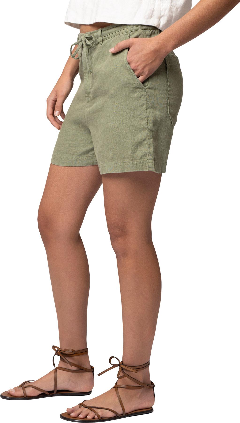 Numéro de l'image de la galerie de produits 5 pour le produit Short en lin à nouer à la taille - Femme