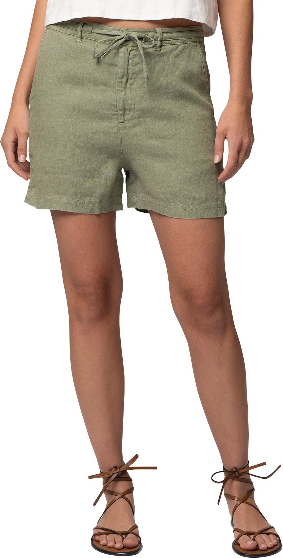 Image de produit pour Short en lin à nouer à la taille - Femme