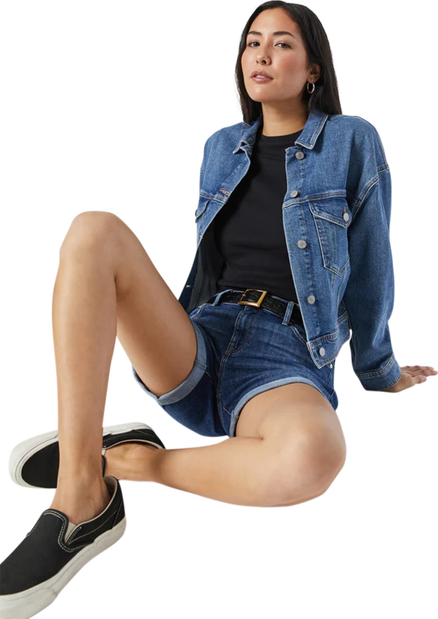 Numéro de l'image de la galerie de produits 8 pour le produit Short en jeans coupe garçonne Pixie - Femme