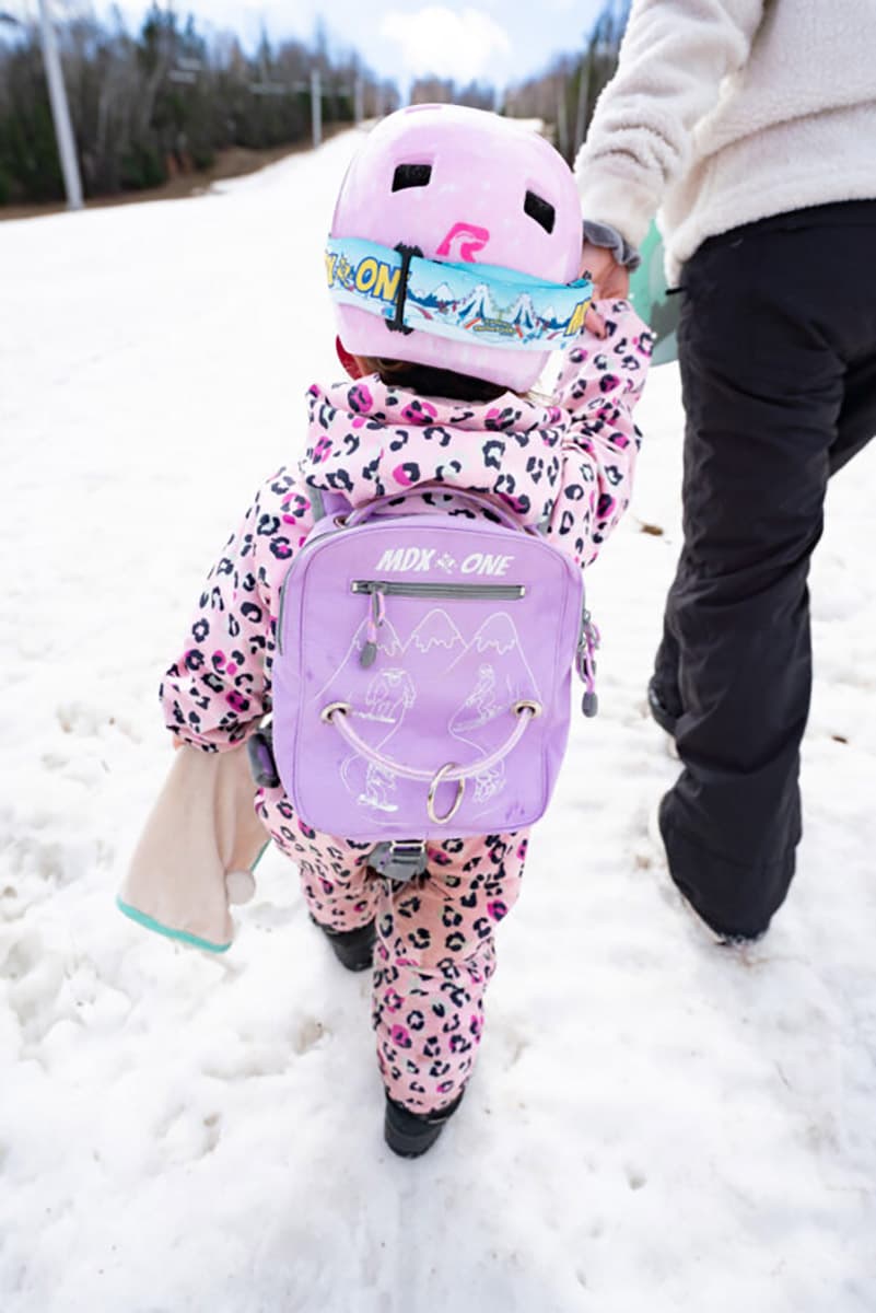 Product gallery image number 2 for product Snowboard Harness with Retractable Leash and Backpack - Kids