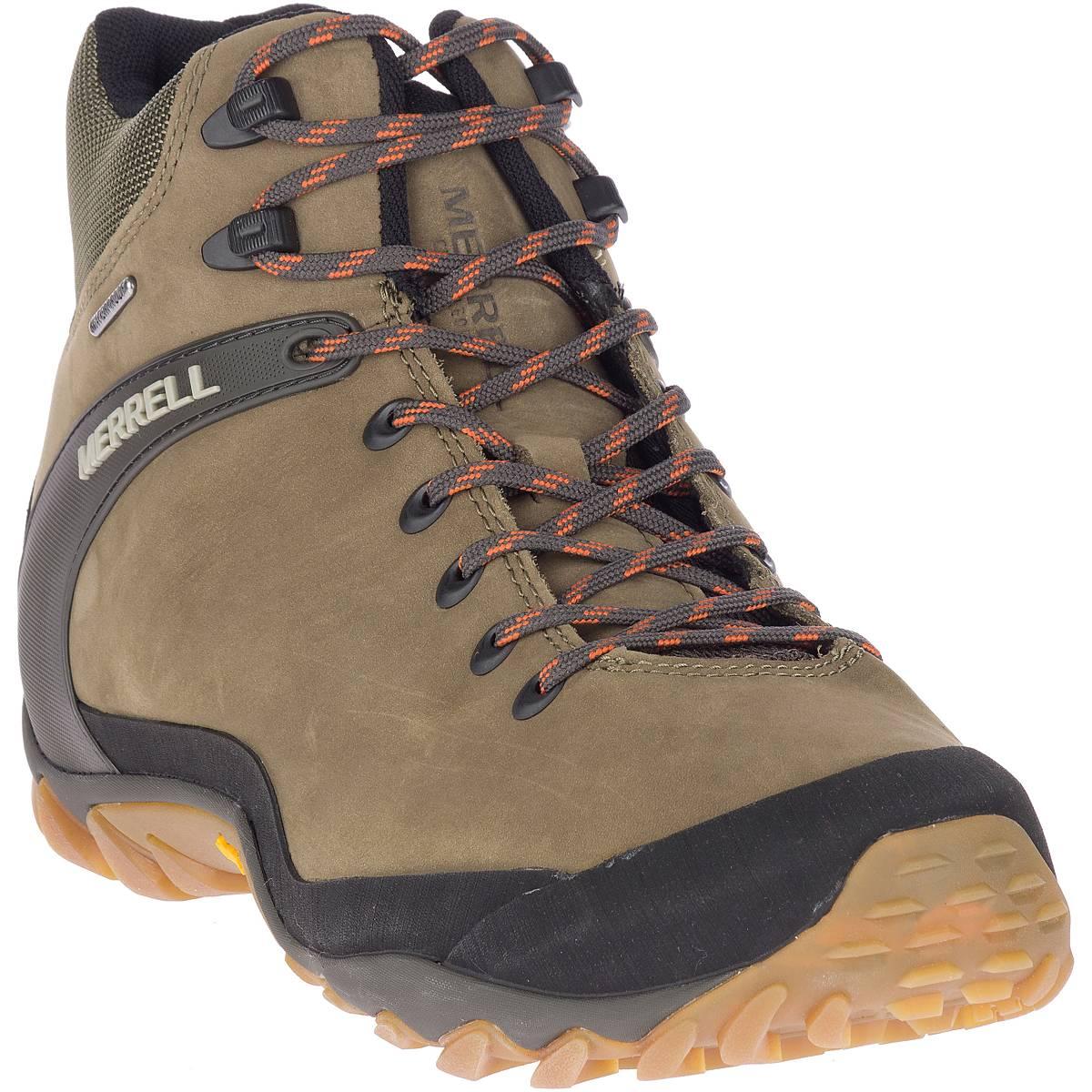 Product gallery image number 7 for product Chameleon 8 Leather Mid Waterproof Hiking Boots - Men's