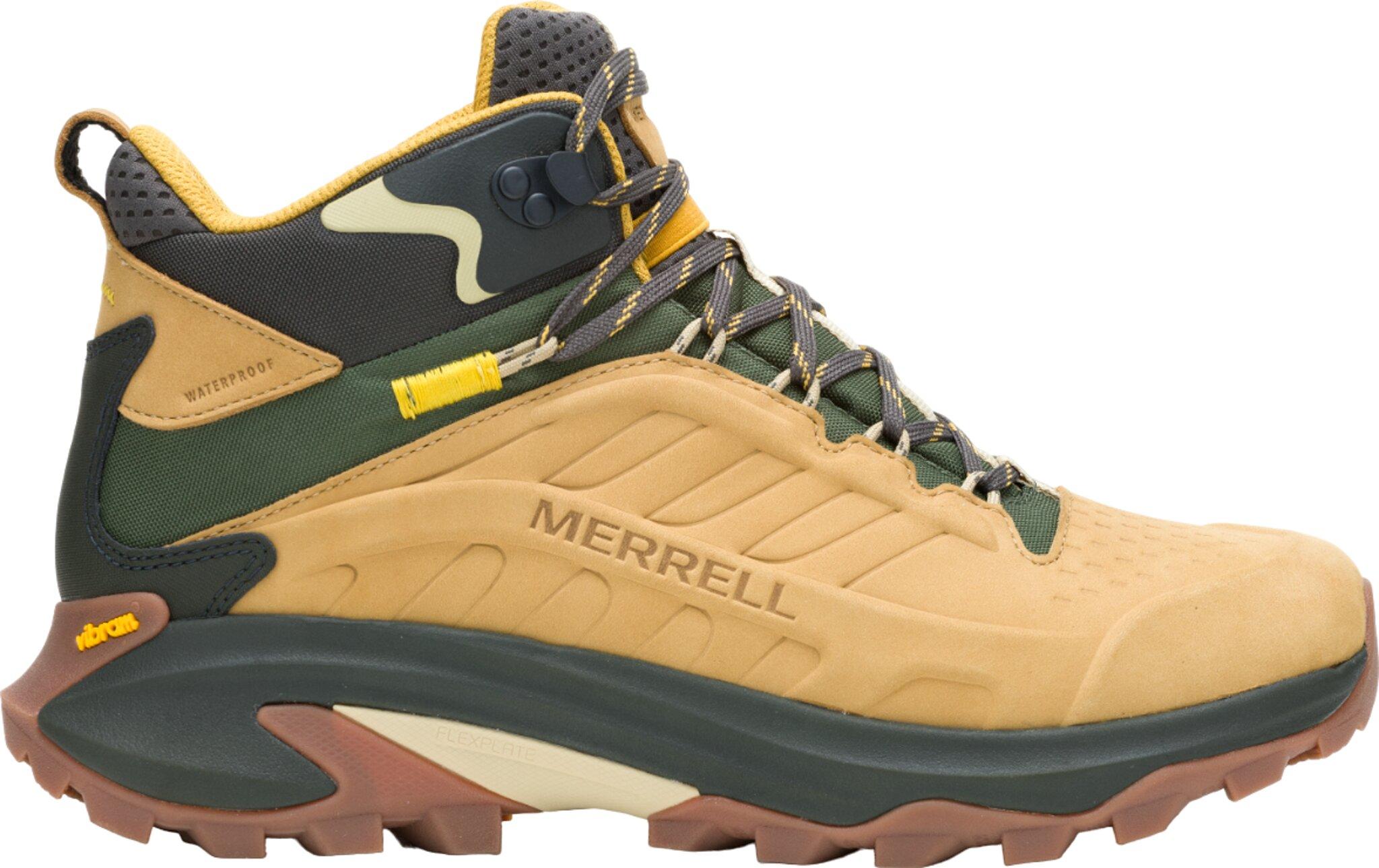 Image de produit pour Bottes de randonnée mi-hautes imperméables en cuir Moab Speed 2 - Homme