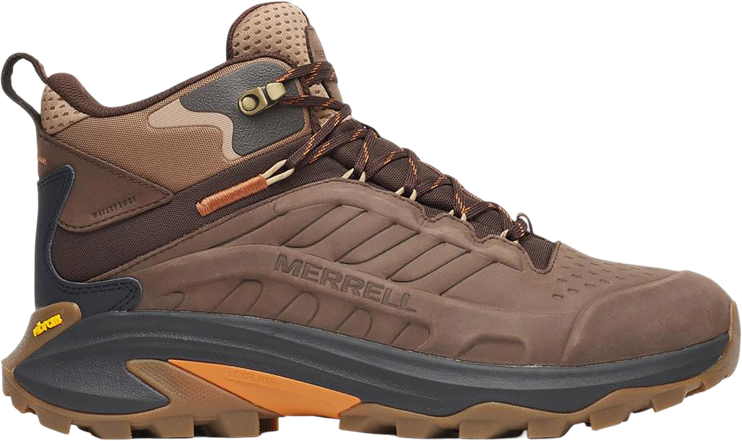 Image de produit pour Bottes de randonnée mi-hautes imperméables en cuir Moab Speed 2 - Homme