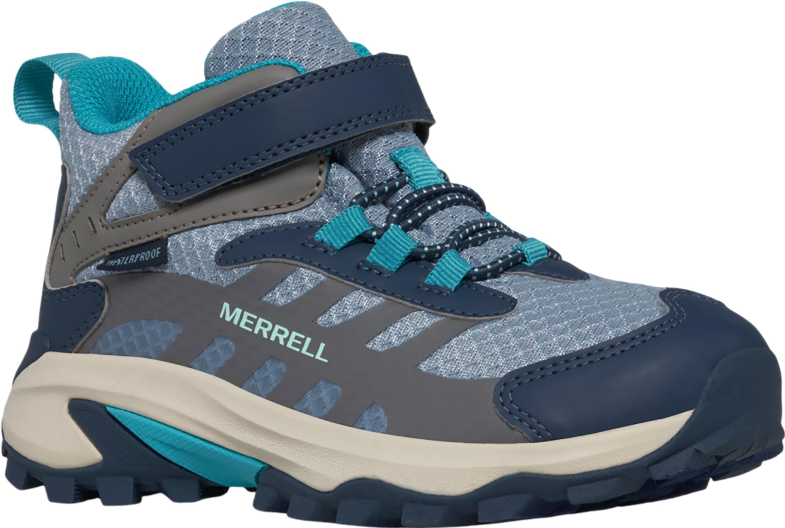 Product gallery image number 3 for product Moab Speed 2 Mid A/C Waterproof Boots - Kids