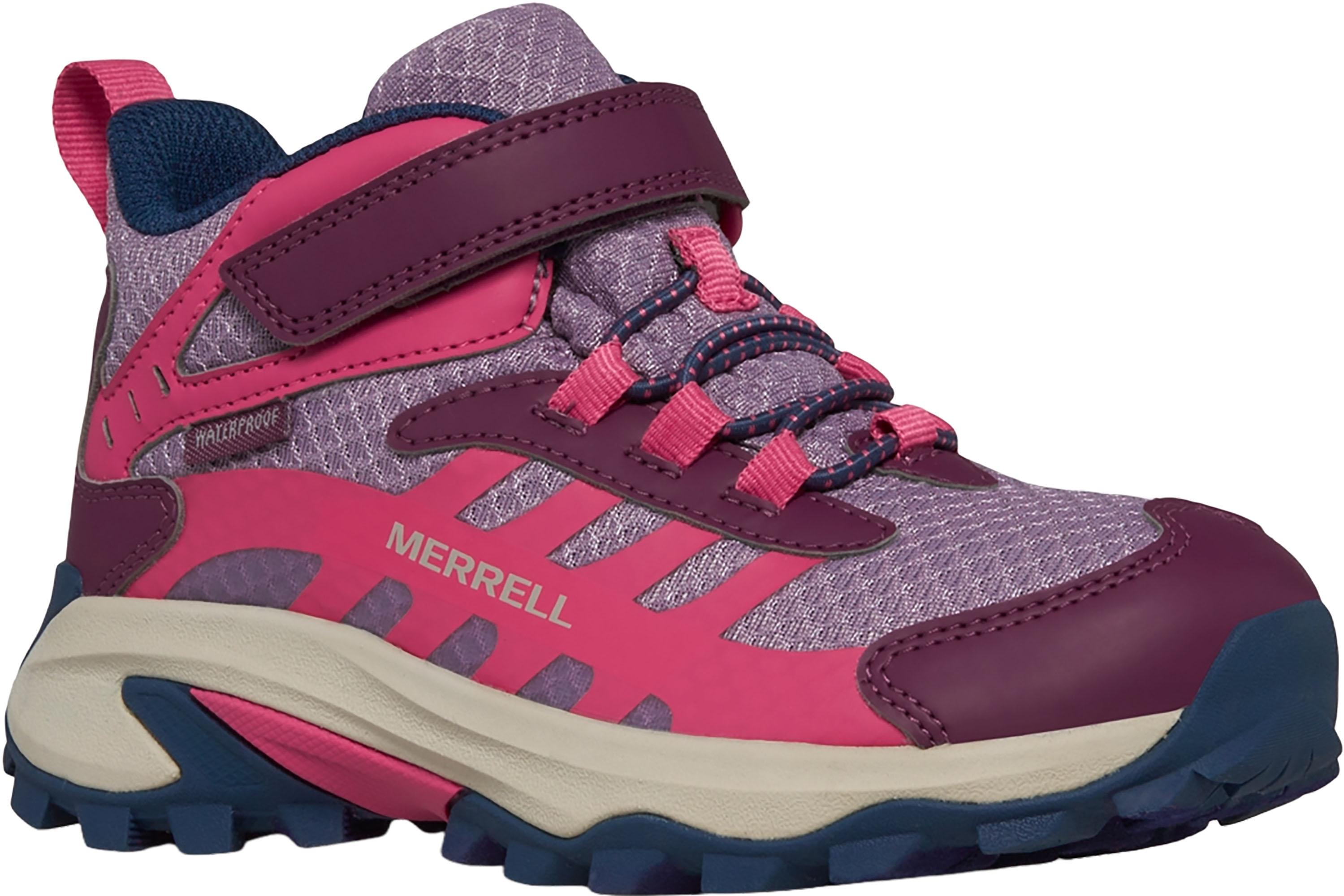 Product gallery image number 3 for product Moab Speed 2 Mid A/C Waterproof Hiking Boots - Big Kids