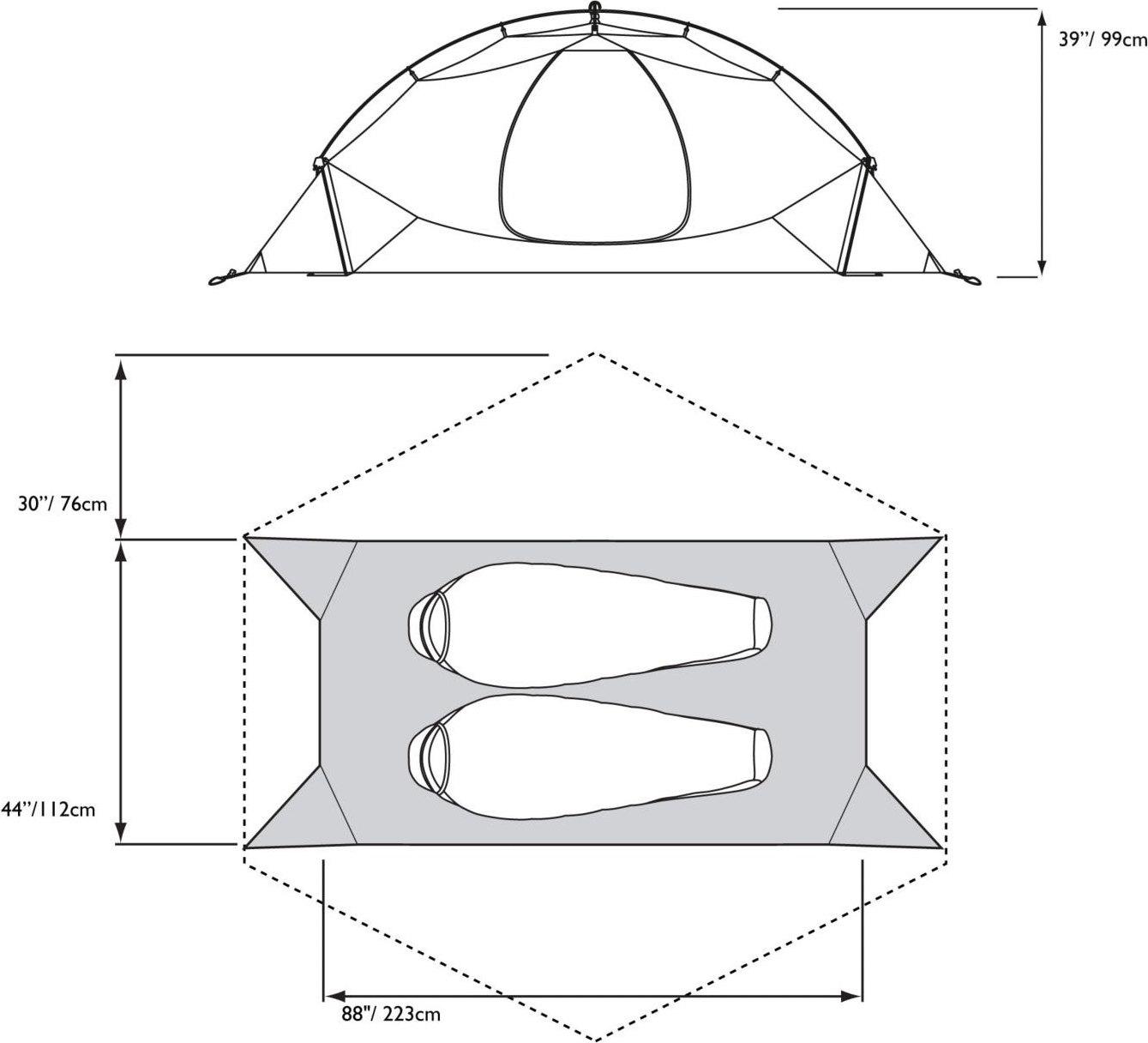 Product gallery image number 2 for product Tangent 2 Tent