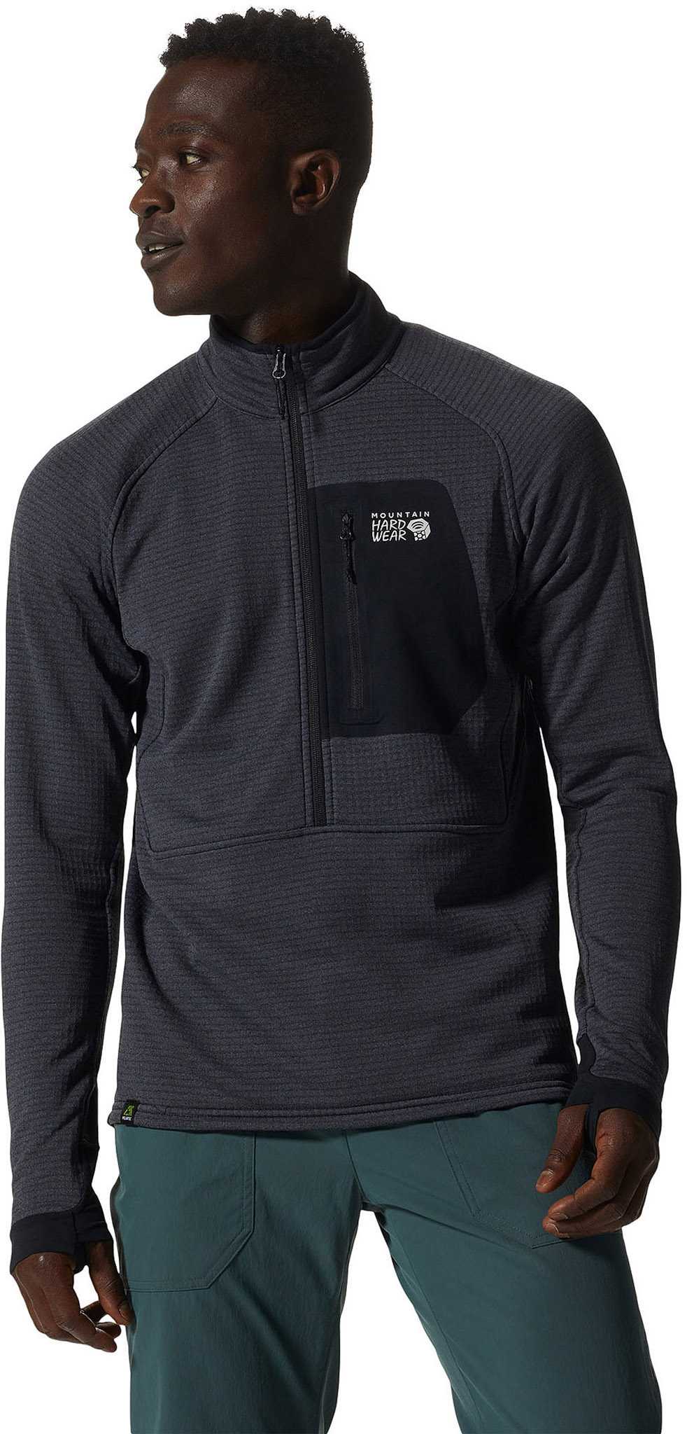 Image de produit pour Chandail en molleton à demi-glissière Polartec® Power Grid™ - Homme