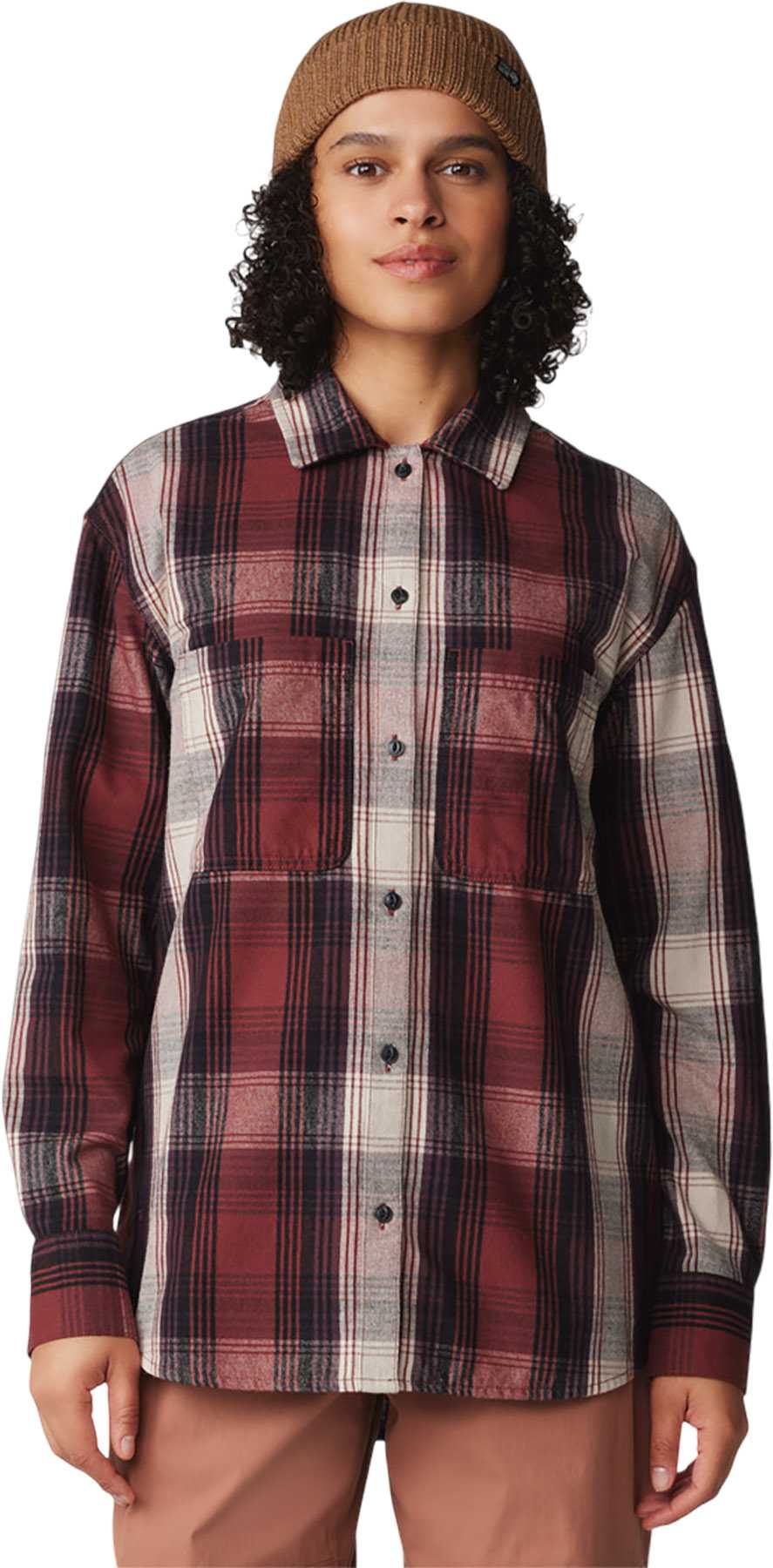 Image de produit pour Chemise à manches longues en flannelle Dolores - Femme