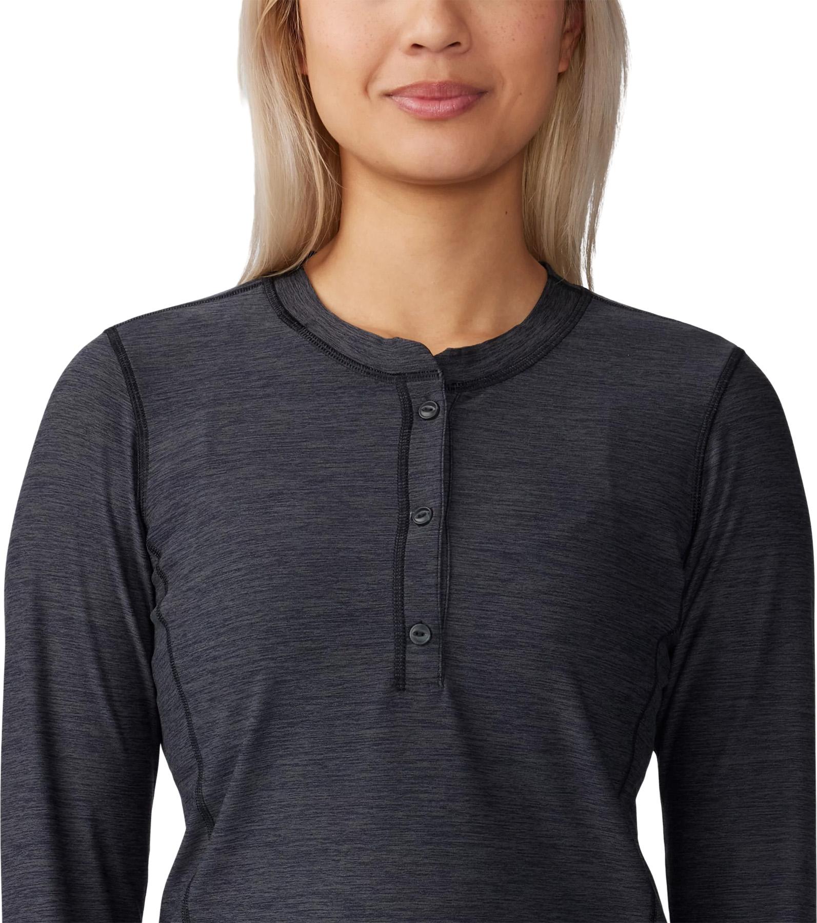 Product gallery image number 4 for product Chillaction Long Sleeve Henley Shirt - Women's