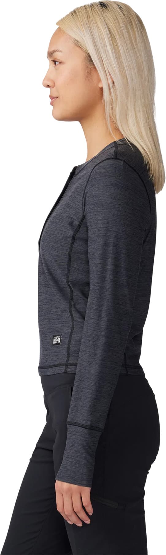 Product gallery image number 3 for product Chillaction Long Sleeve Henley Shirt - Women's