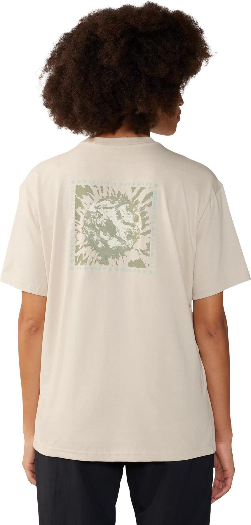 Product gallery image number 2 for product Tie Dye Earth Boxy Short Sleeve T-Shirt - Women's