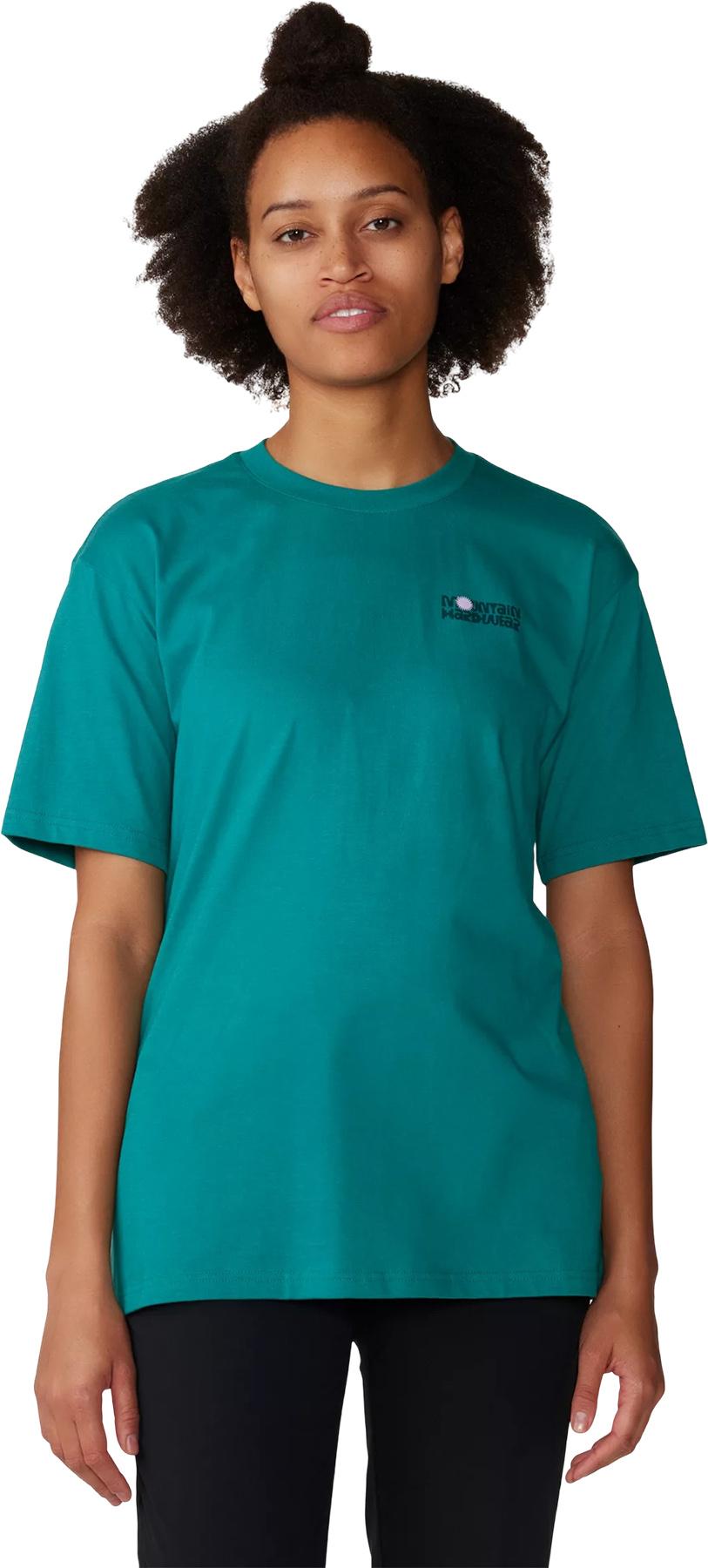 Product image for Tie Dye Earth Boxy Short Sleeve T-Shirt - Women's
