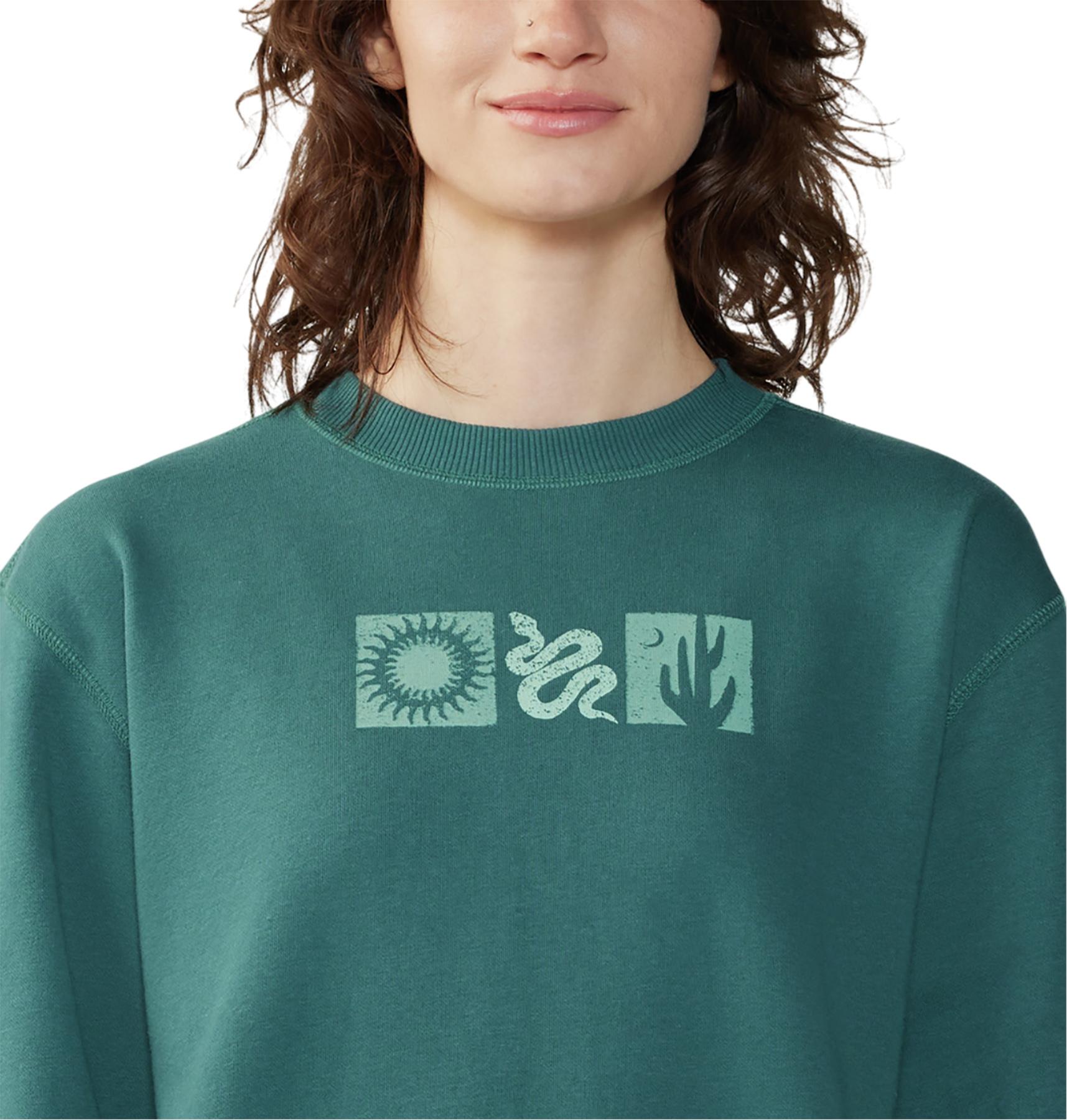 Product gallery image number 3 for product Desert Check Crew Neck Pullover - Women's