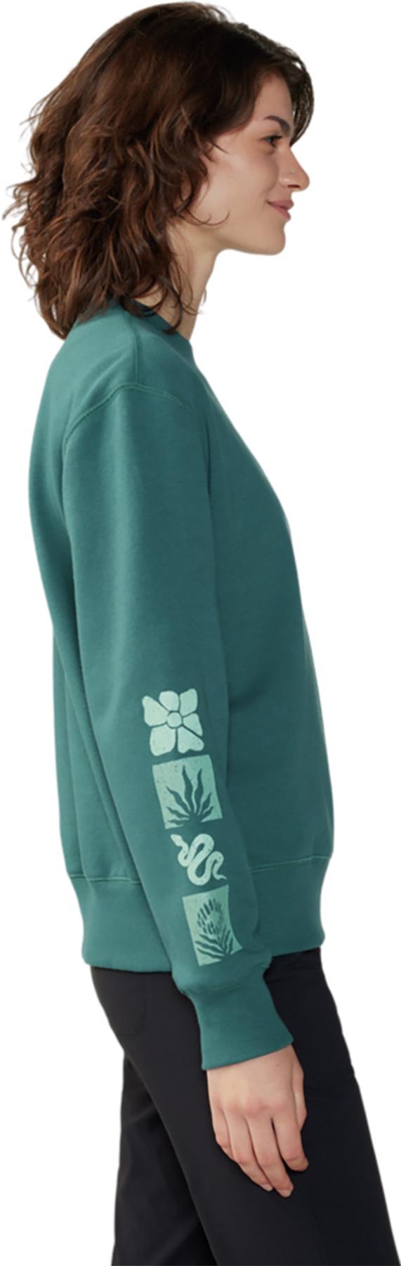 Product gallery image number 4 for product Desert Check Crew Neck Pullover - Women's