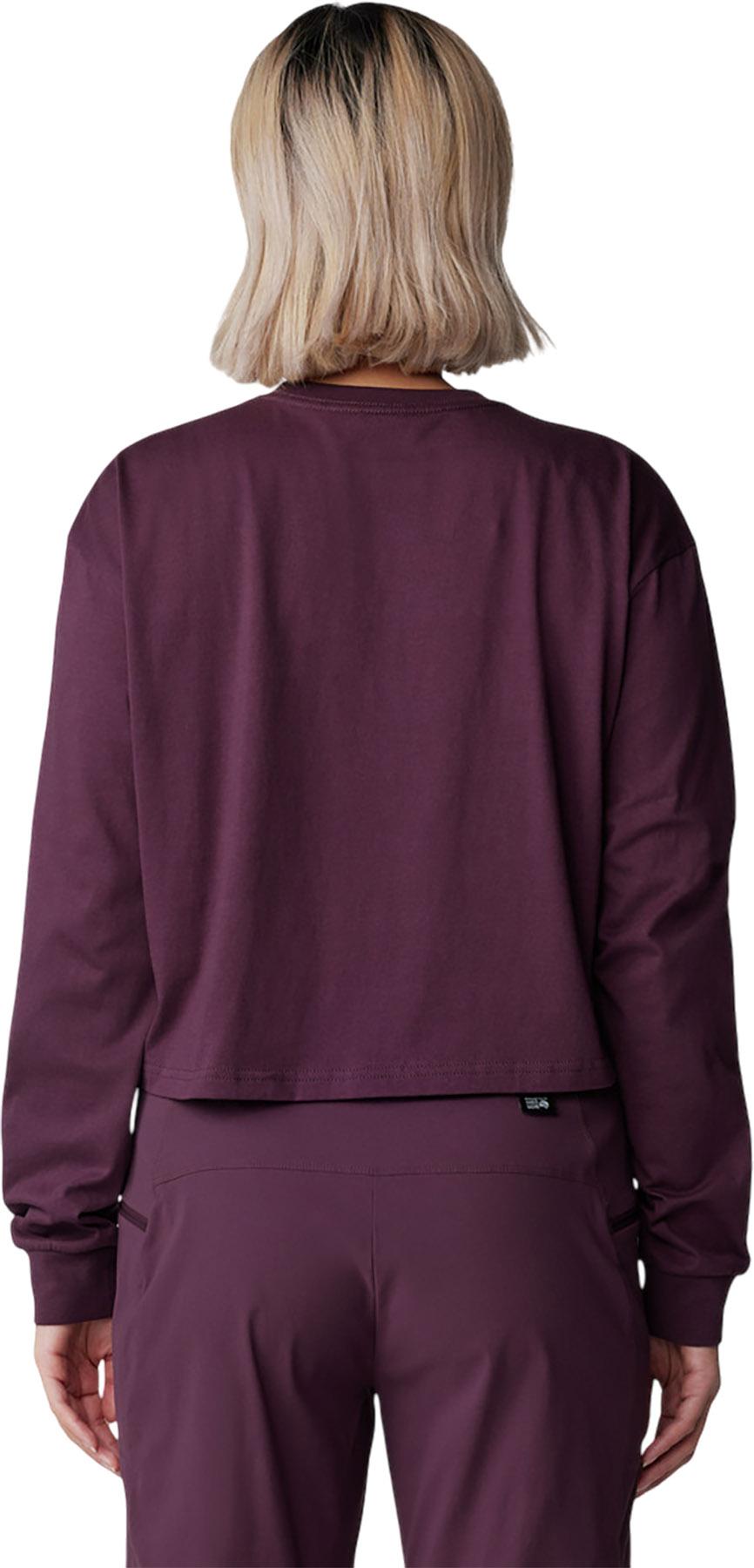 Product gallery image number 2 for product Experiences Boxy Crop Long Sleeve T-Shirt - Women's