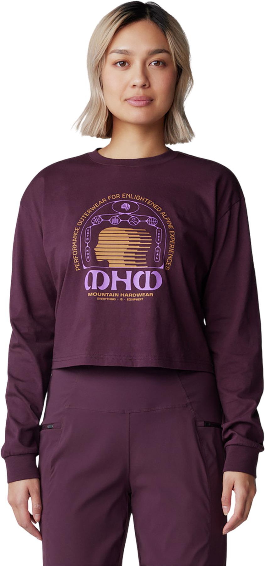 Product gallery image number 4 for product Experiences Boxy Crop Long Sleeve T-Shirt - Women's