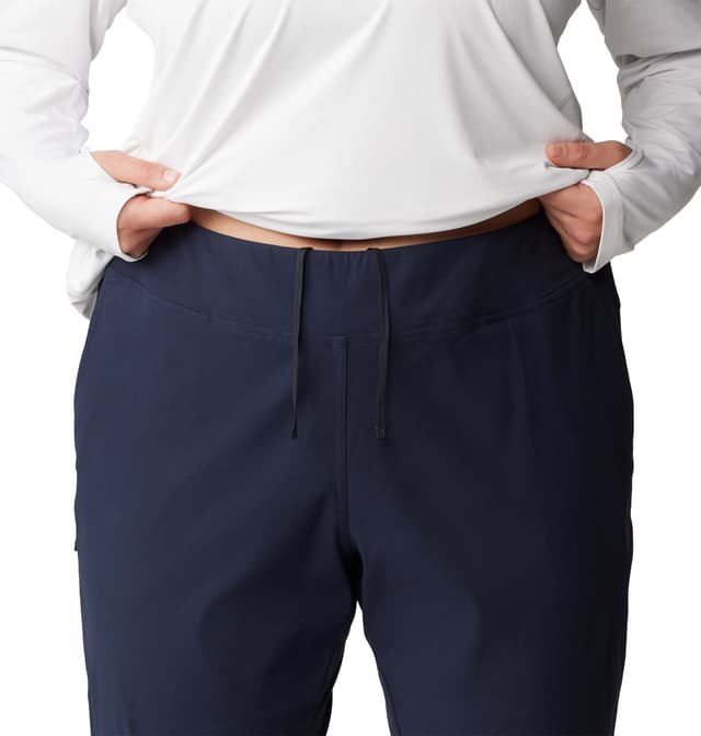 Pantalon De Randonnée Décontracté Femme Mountain Hardwear - Taille L - Noir - Occasion