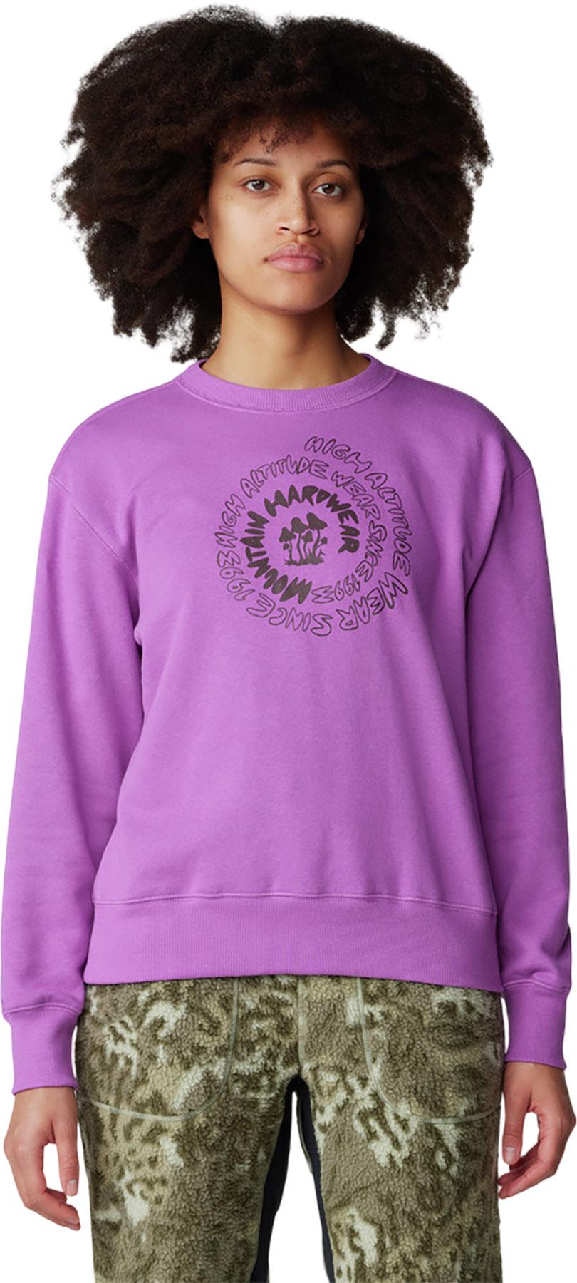 Image de produit pour Chandail en molleton à col rond Type Swirl - Femme