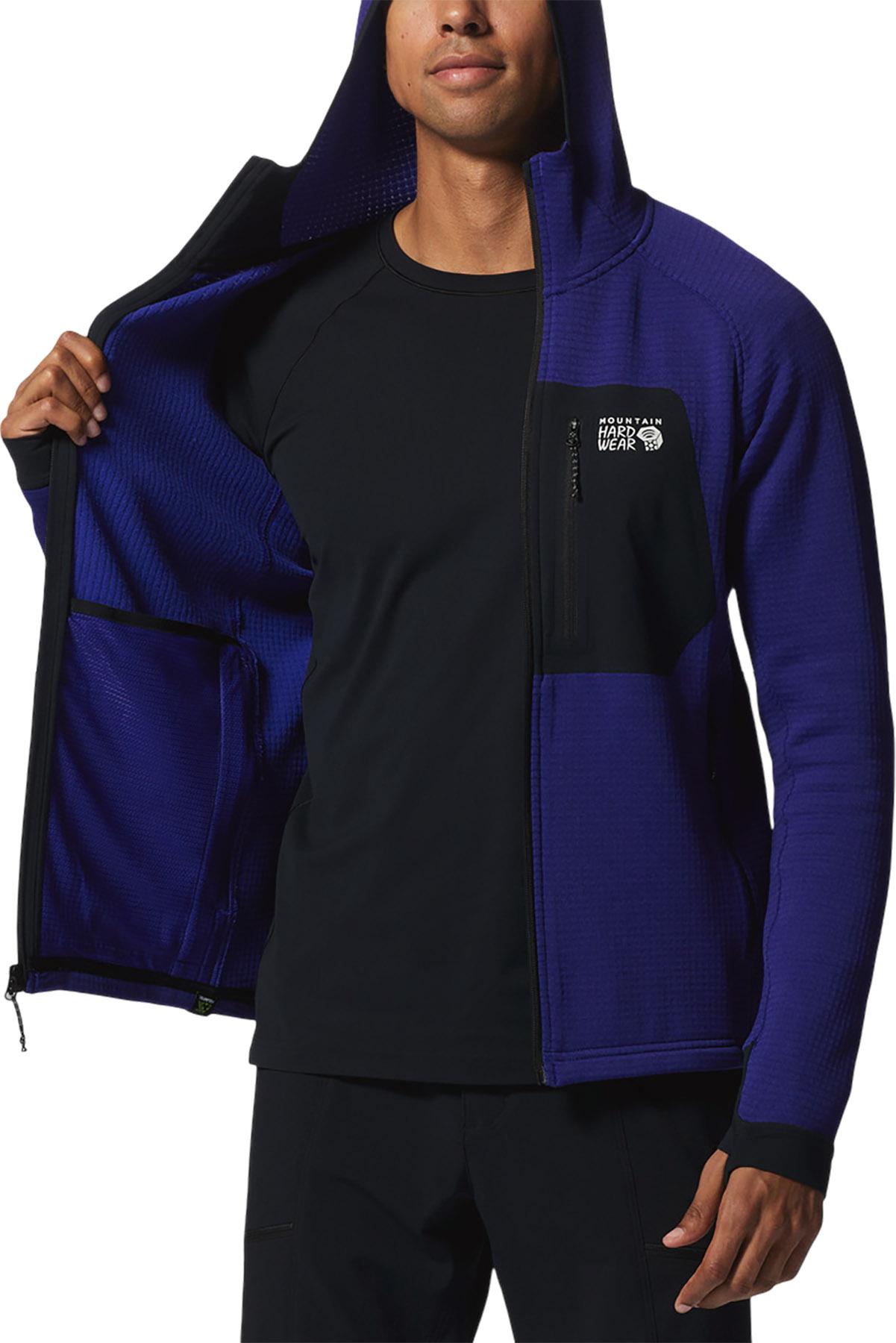 Numéro de l'image de la galerie de produits 6 pour le produit Chandail à capuchon à glissière pleine longueur Polartec Power Grid - Homme