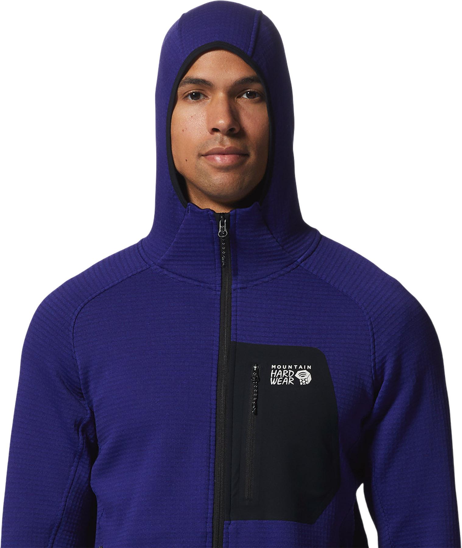 Numéro de l'image de la galerie de produits 2 pour le produit Chandail à capuchon à glissière pleine longueur Polartec Power Grid - Homme