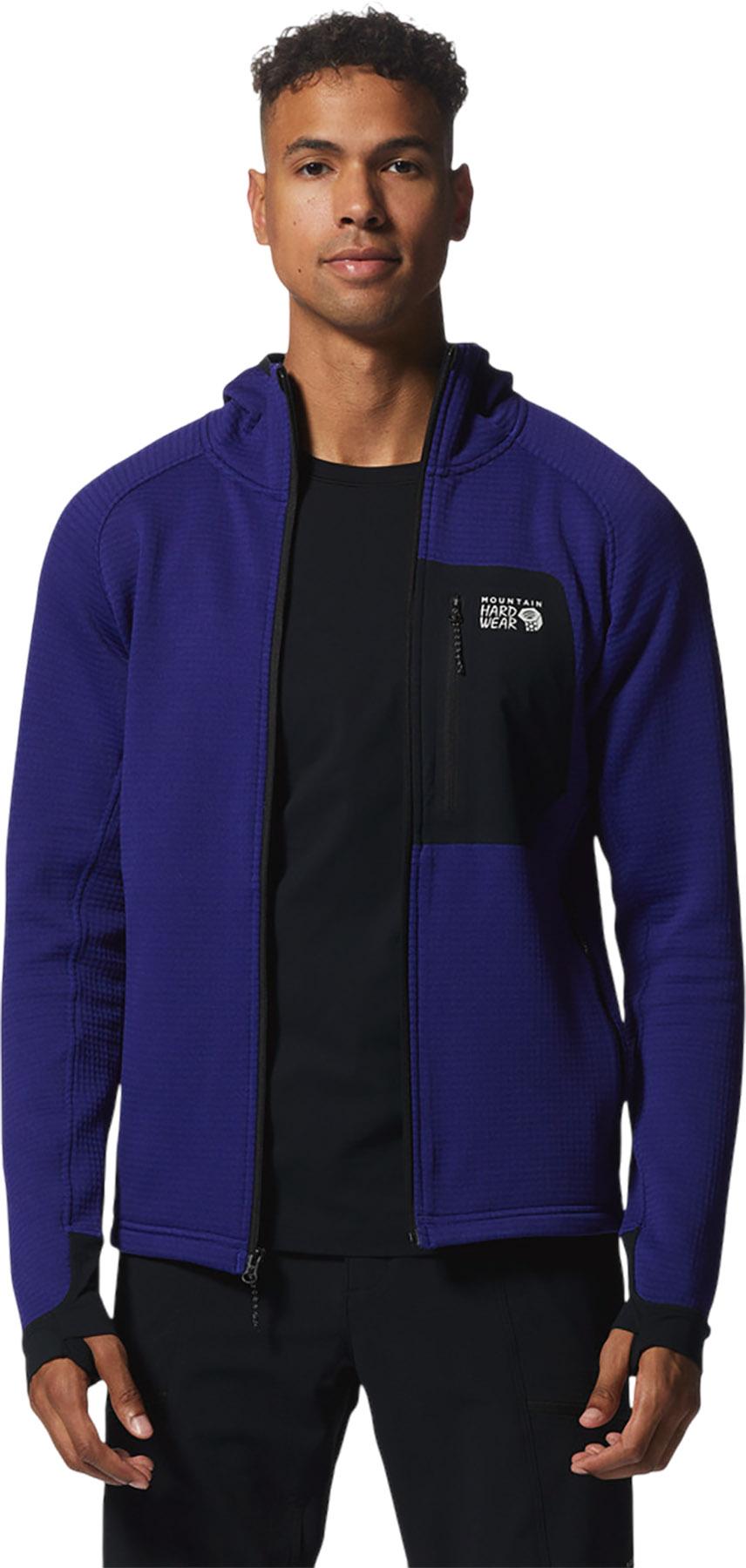 Numéro de l'image de la galerie de produits 3 pour le produit Chandail à capuchon à glissière pleine longueur Polartec Power Grid - Homme