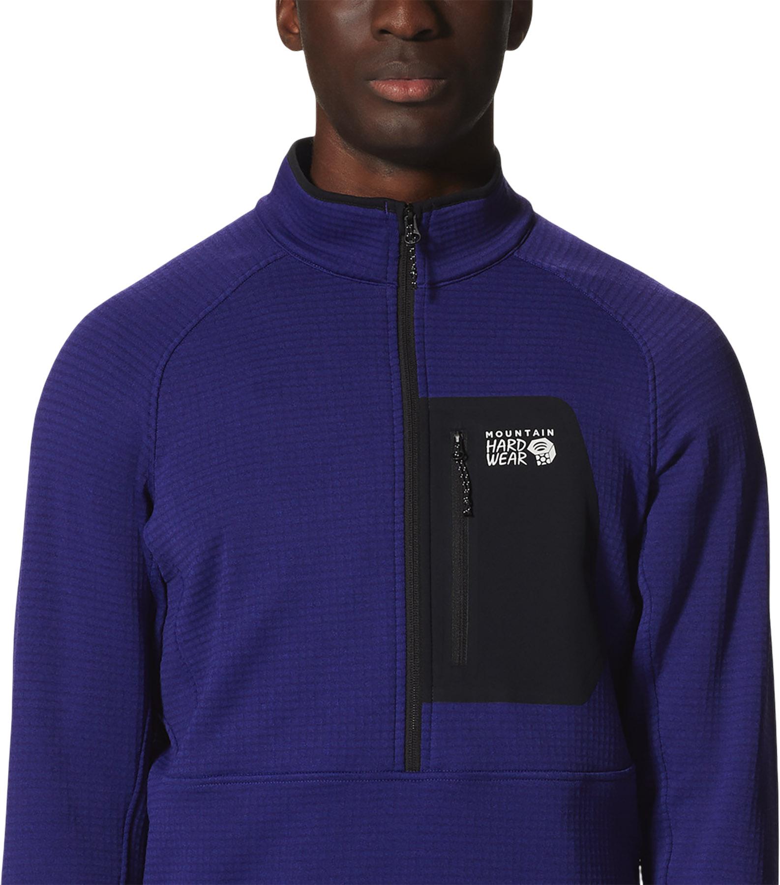 Numéro de l'image de la galerie de produits 3 pour le produit Manteau à demi-glissière Polartec Power Grid - Homme