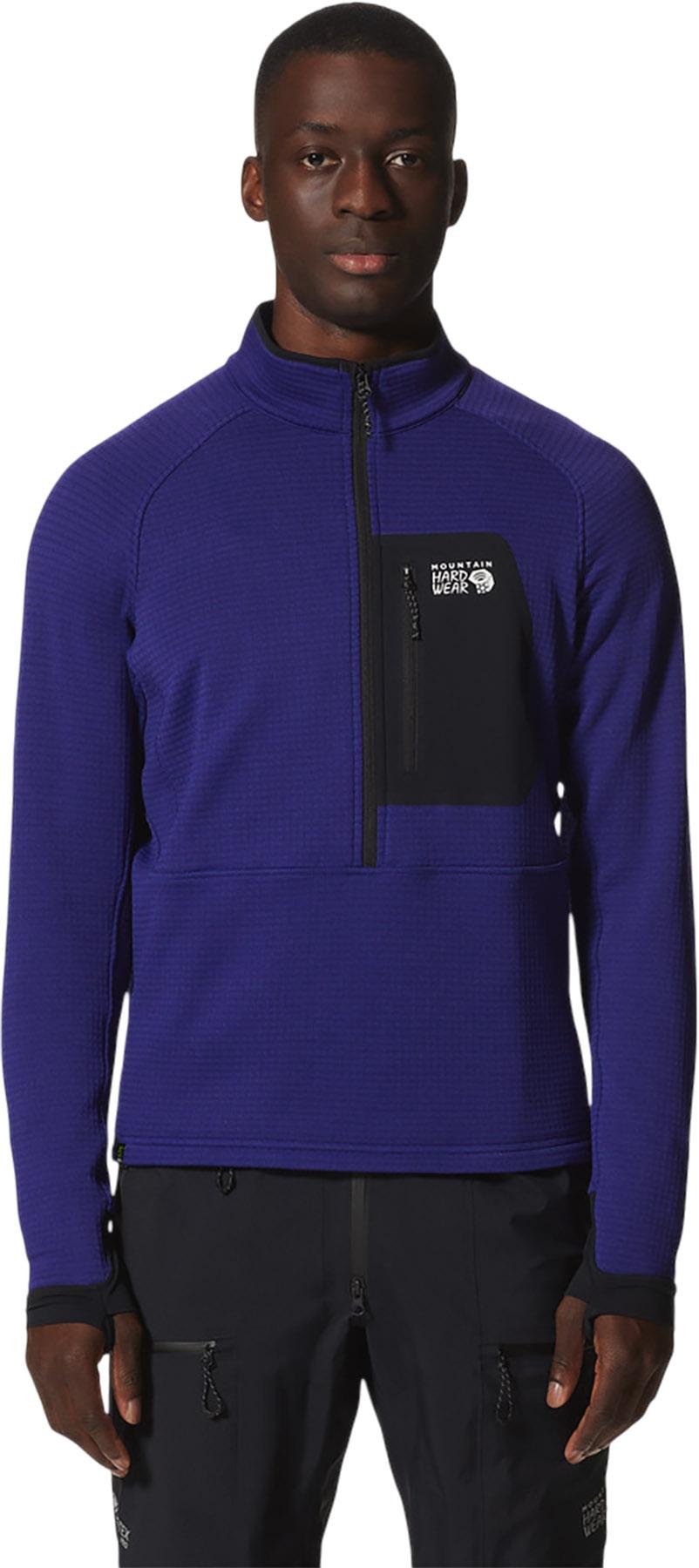 Numéro de l'image de la galerie de produits 1 pour le produit Manteau à demi-glissière Polartec Power Grid - Homme