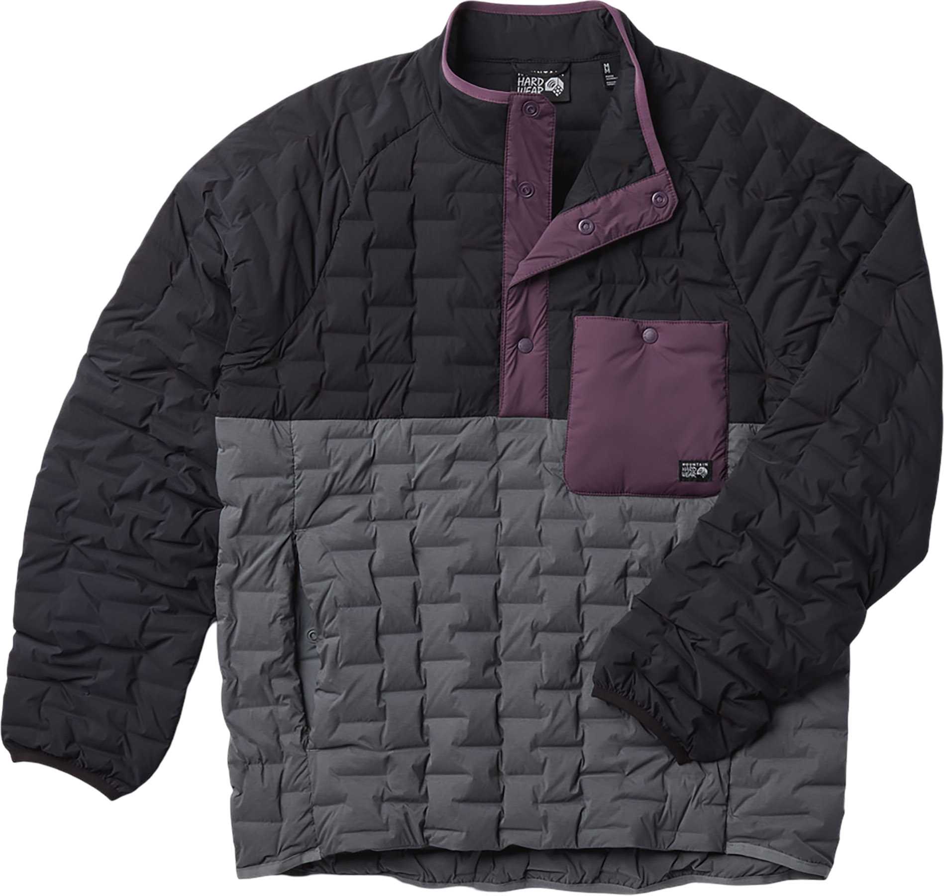 Foil Grey - Black - Dusty Purple