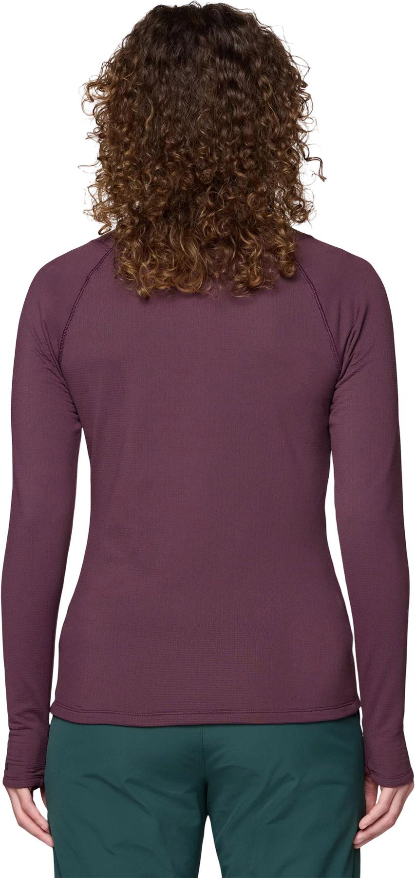 Product gallery image number 2 for product Crater Lake Heavyweight Half Zip Base Layer Top - Women's