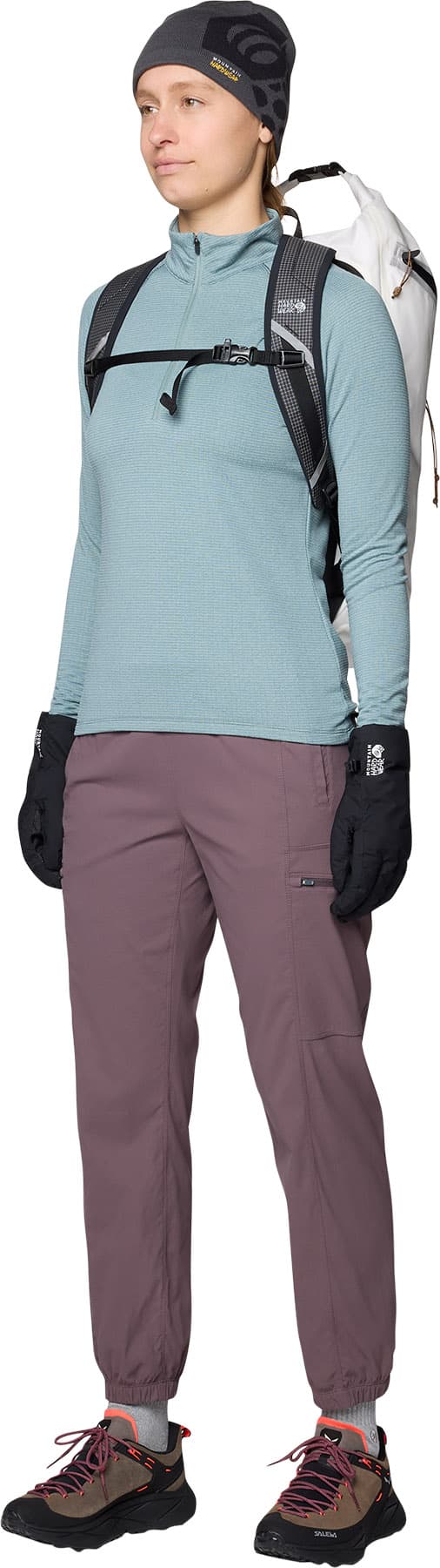 Product gallery image number 2 for product Crater Lake Heavyweight Half Zip Base Layer Top - Women's