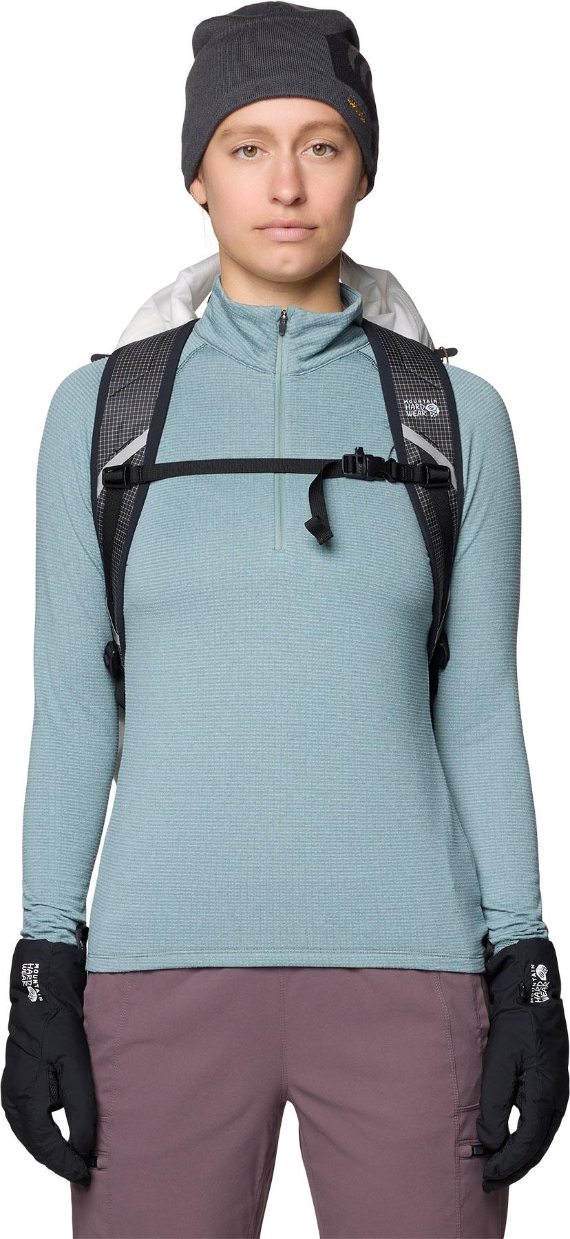 Product gallery image number 4 for product Crater Lake Heavyweight Half Zip Base Layer Top - Women's