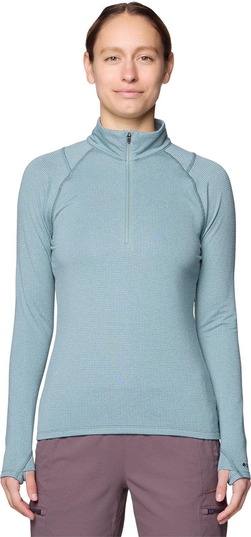 Product gallery image number 6 for product Crater Lake Heavyweight Half Zip Base Layer Top - Women's