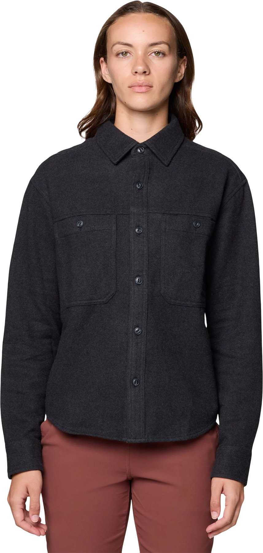 Product image for Plusher Relaxed Long Sleeve Flannel Shirt - Women's