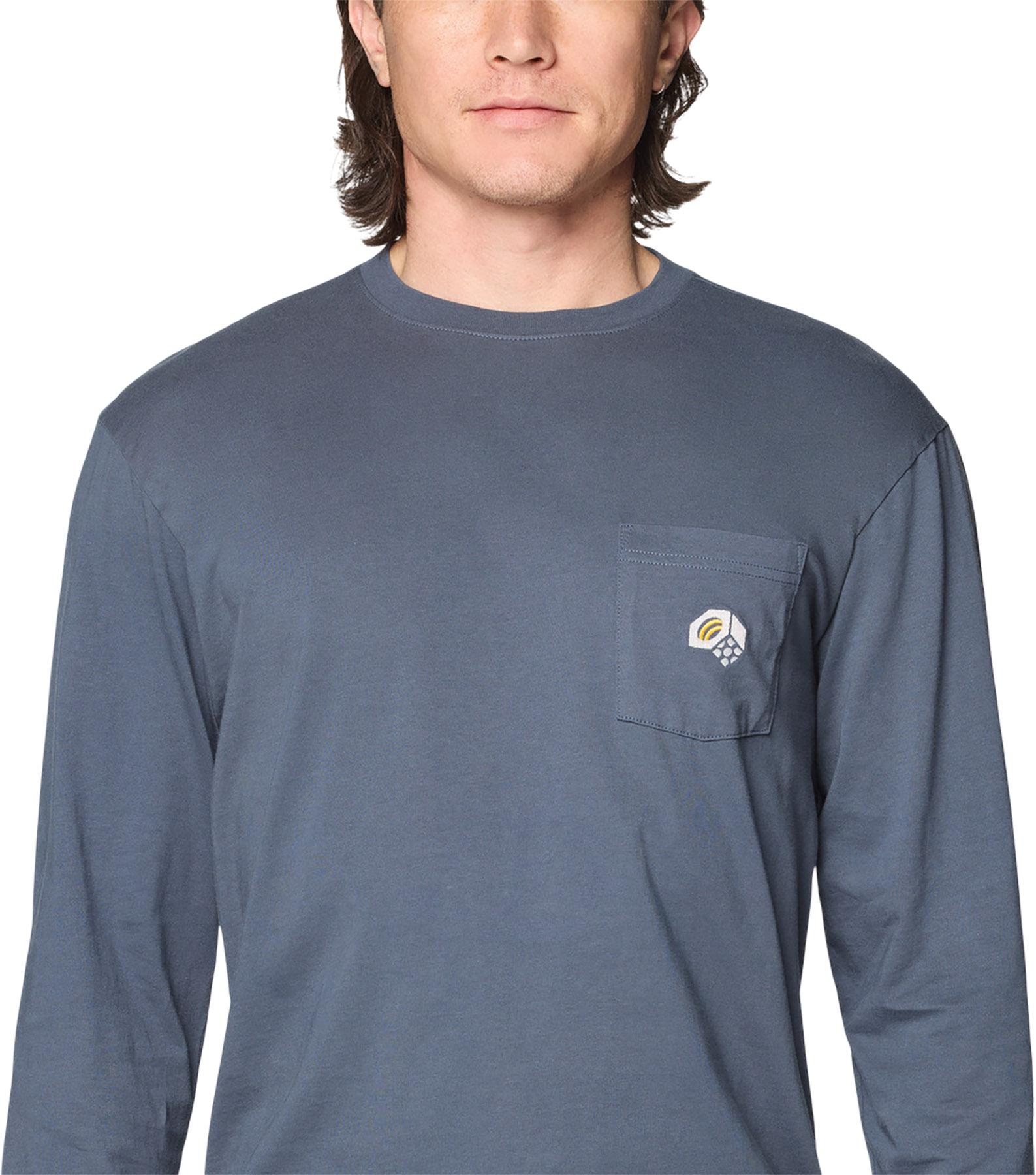 Product gallery image number 3 for product MHW Logo Pocket Relaxed Long Sleeve T-Shirt - Men's