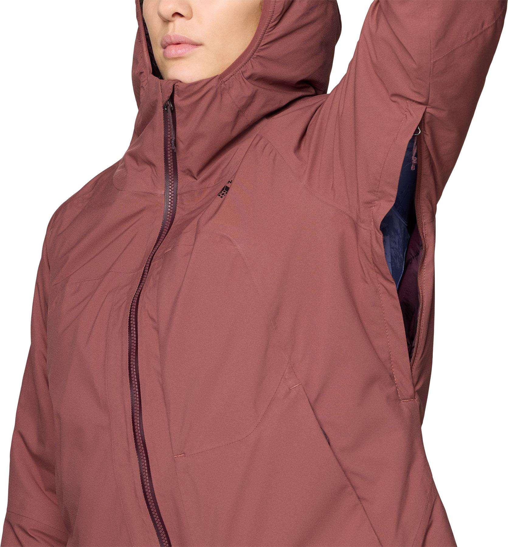 Numéro de l'image de la galerie de produits 3 pour le produit Manteau de pluie isolé Stretch Ozonic - Femme