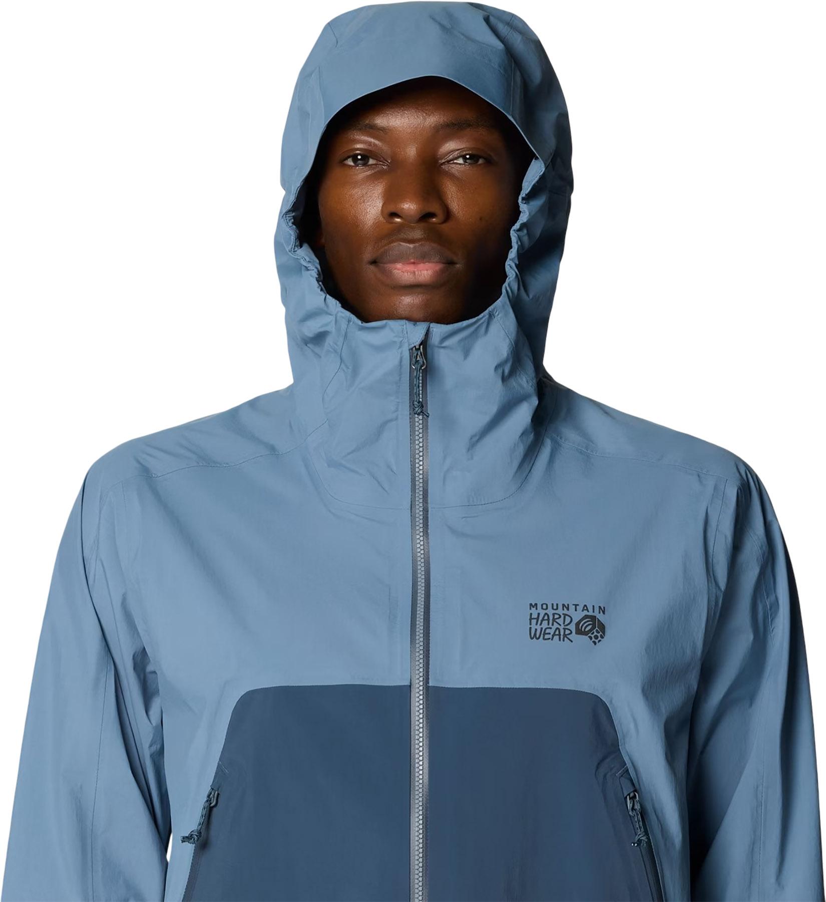 Product gallery image number 2 for product Cloud Cipher Hooded Rain Jacket - Men's