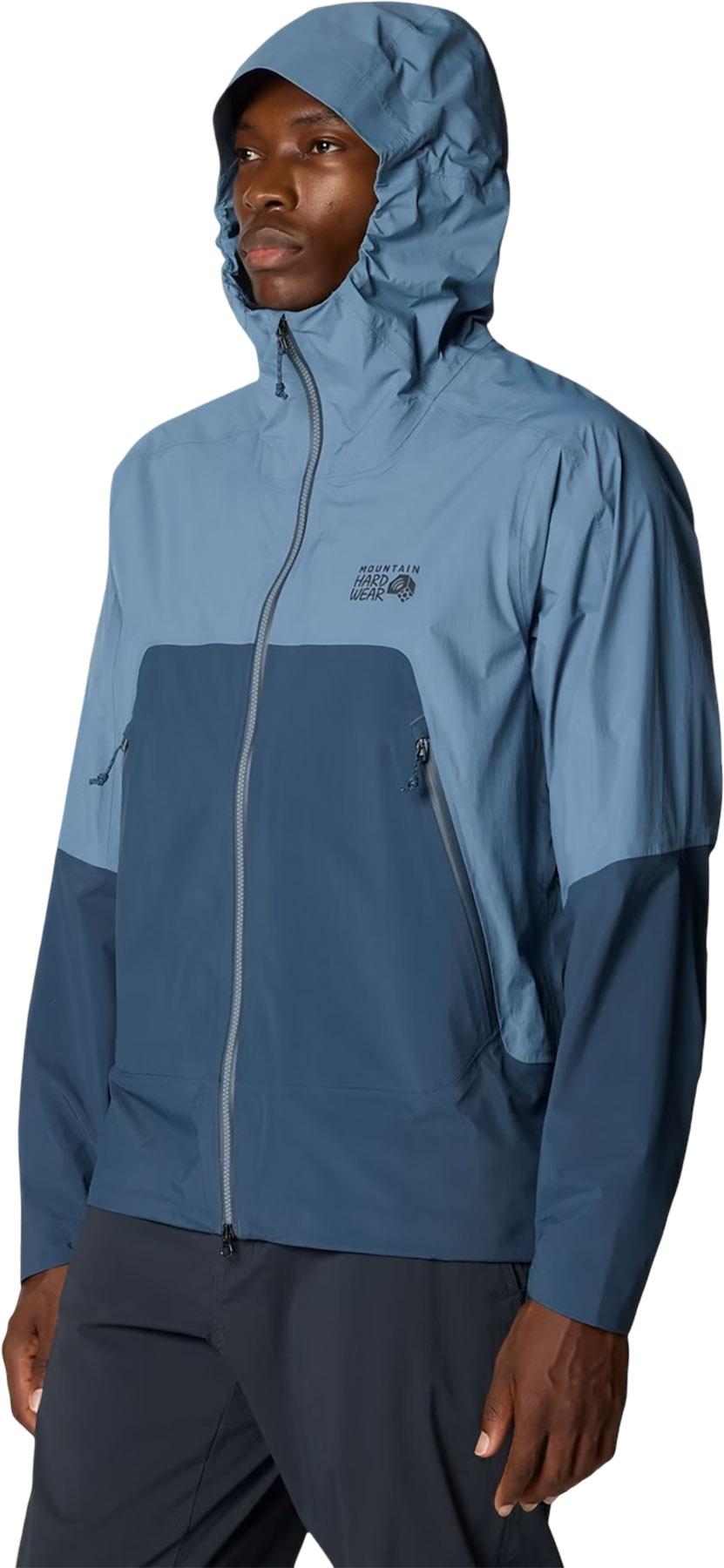 Product gallery image number 8 for product Cloud Cipher Hooded Rain Jacket - Men's