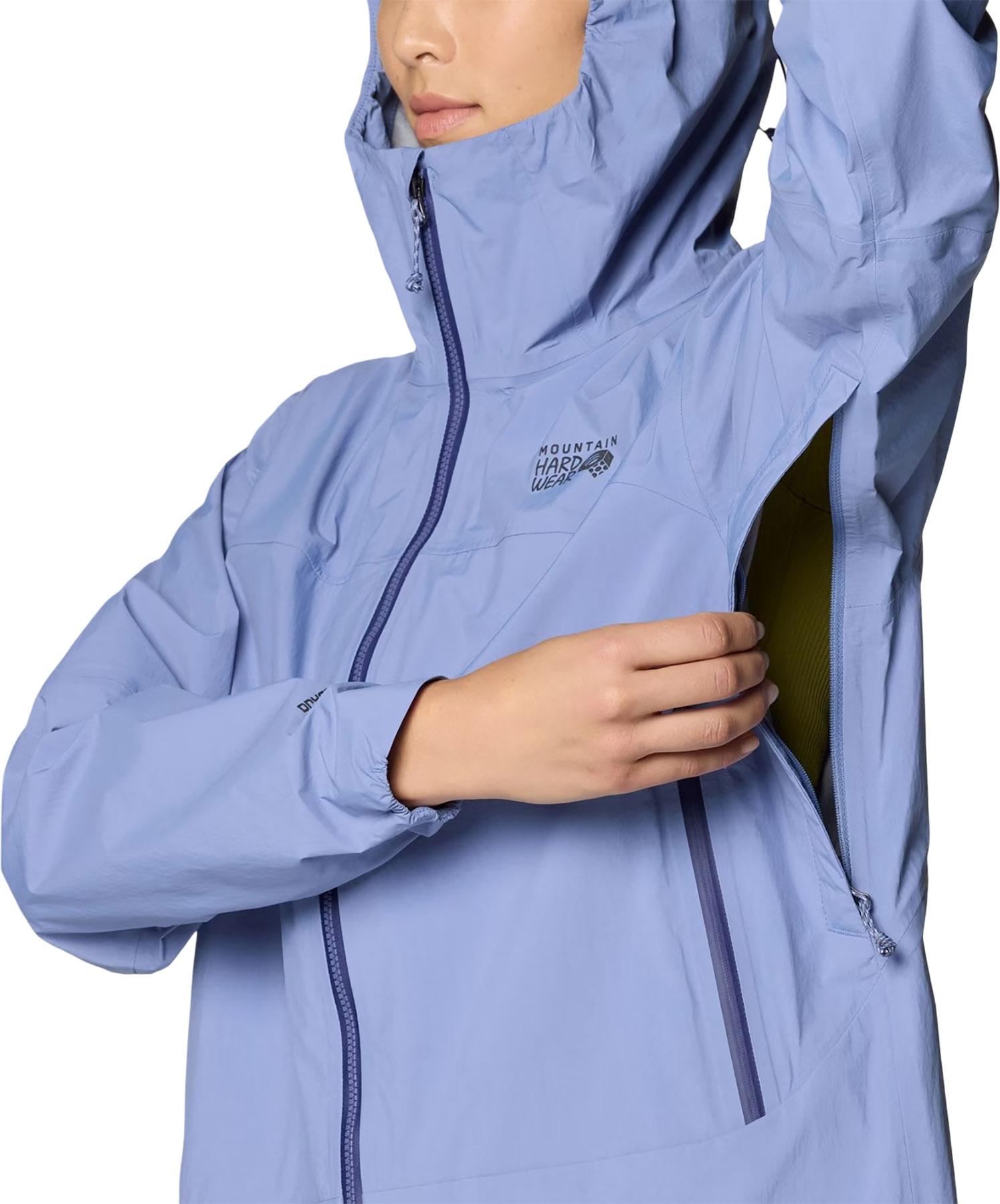 Product gallery image number 4 for product Cloud Cipher Hooded Rain Jacket - Women's