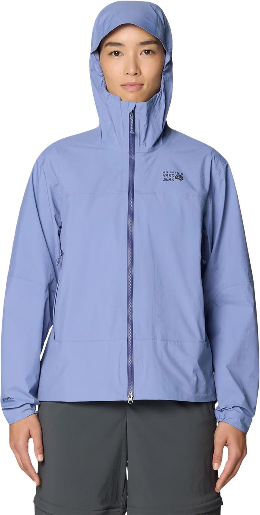 Product gallery image number 5 for product Cloud Cipher Hooded Rain Jacket - Women's