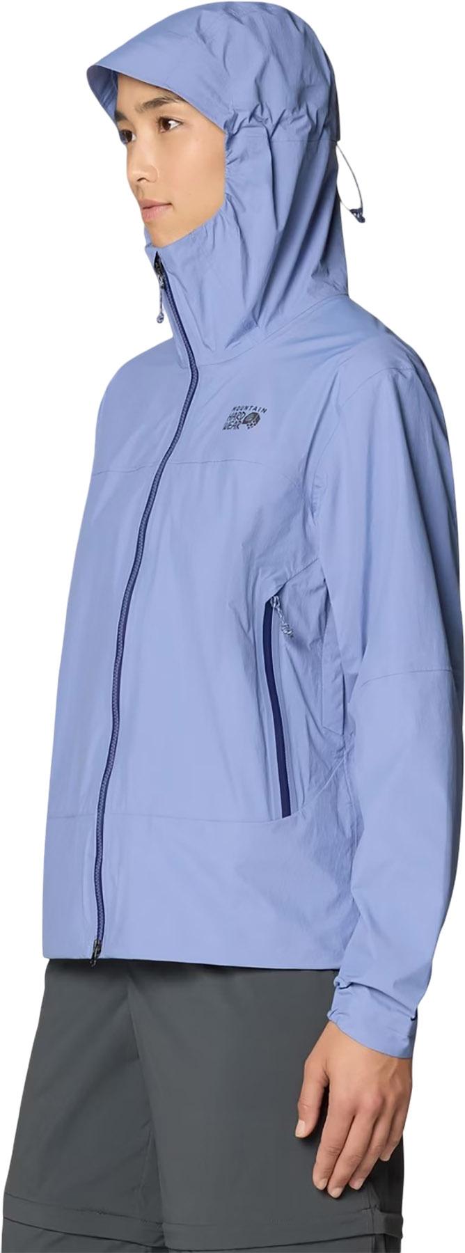 Product gallery image number 8 for product Cloud Cipher Hooded Rain Jacket - Women's