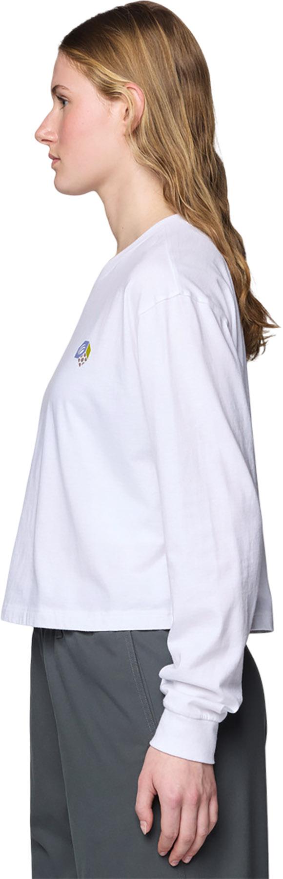 Product gallery image number 3 for product Tri-Color Logo Crop Long Sleeve T-Shirt - Women's