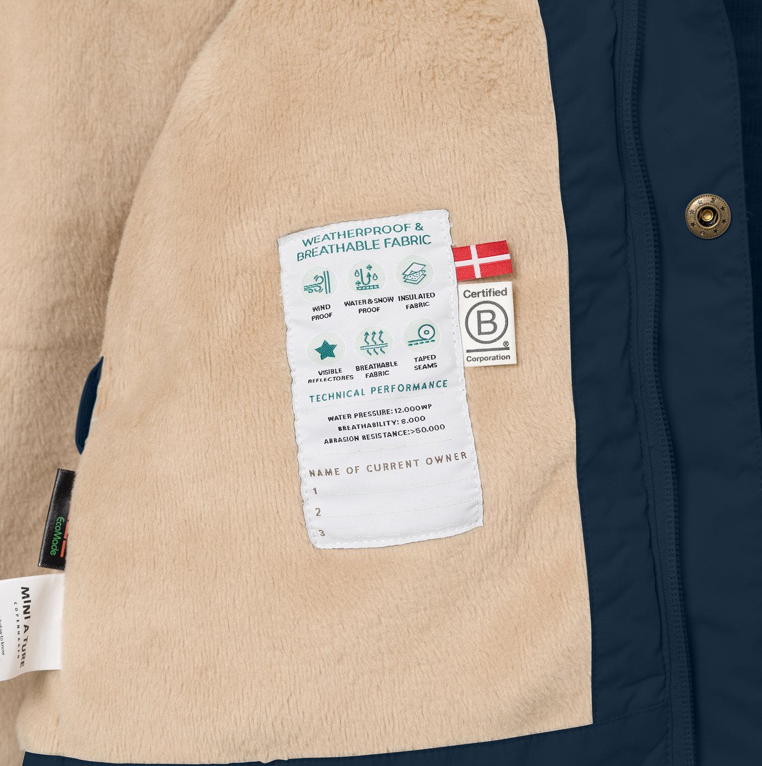 Product gallery image number 6 for product Manteau d’hiver doublé en molleton Matwally GRS - Enfant