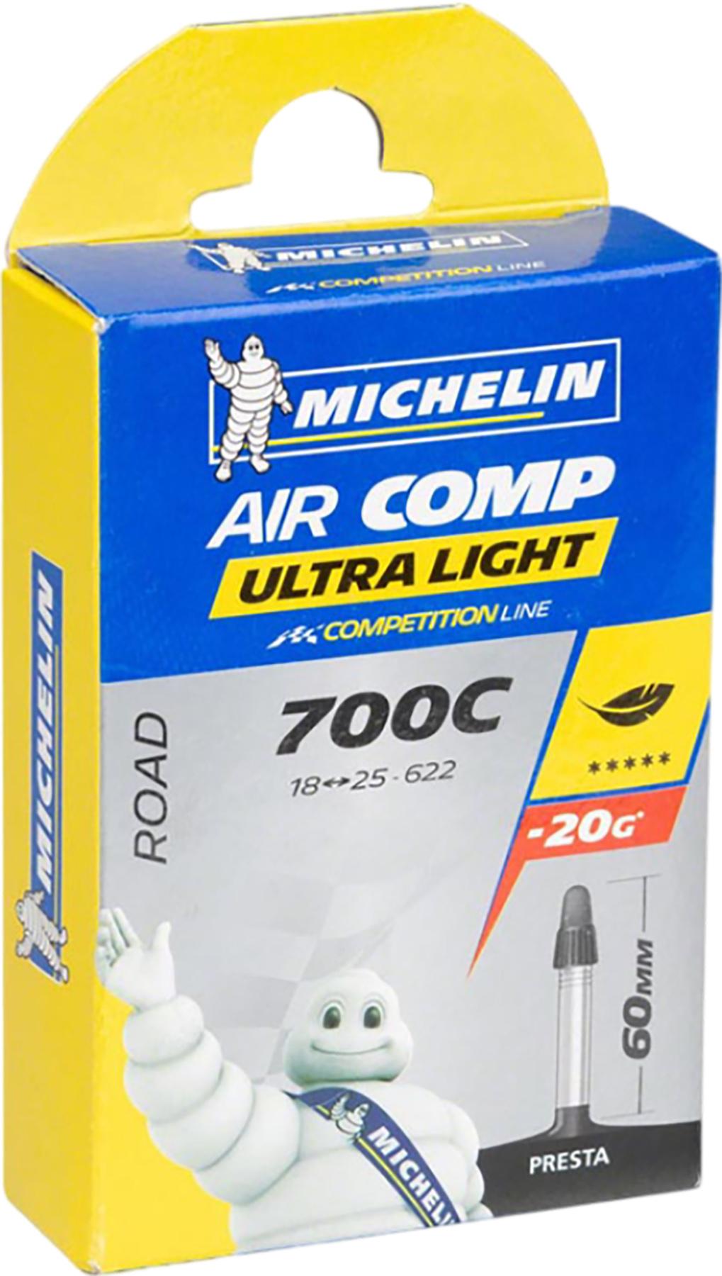 Product image for Chambre à air de vélo Aircomp Ultralight Butyl 700x18-25C