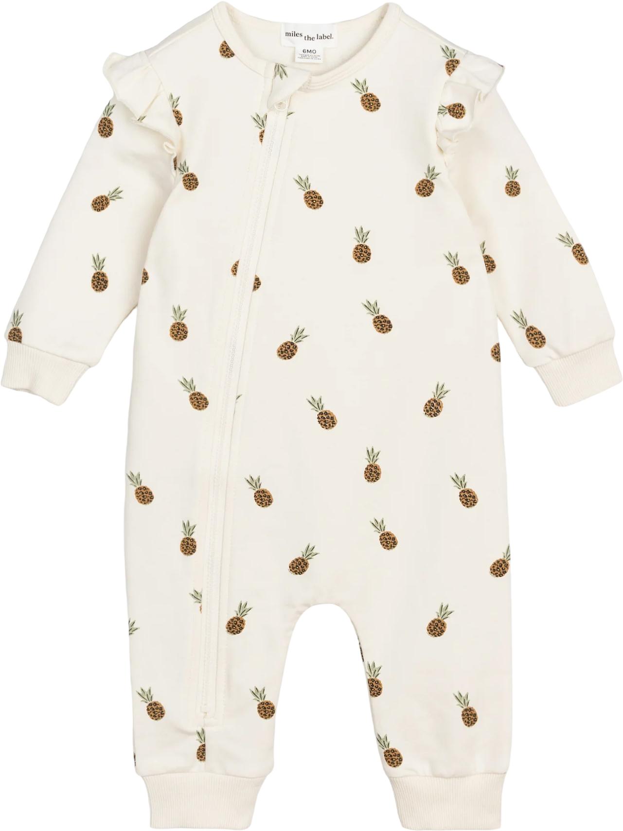 Product gallery image number 1 for product Combishort à imprimé d’ananas - Bébé fille 